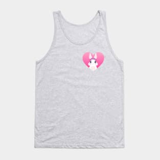 Bunny Rabbit Cute flower Tank Top